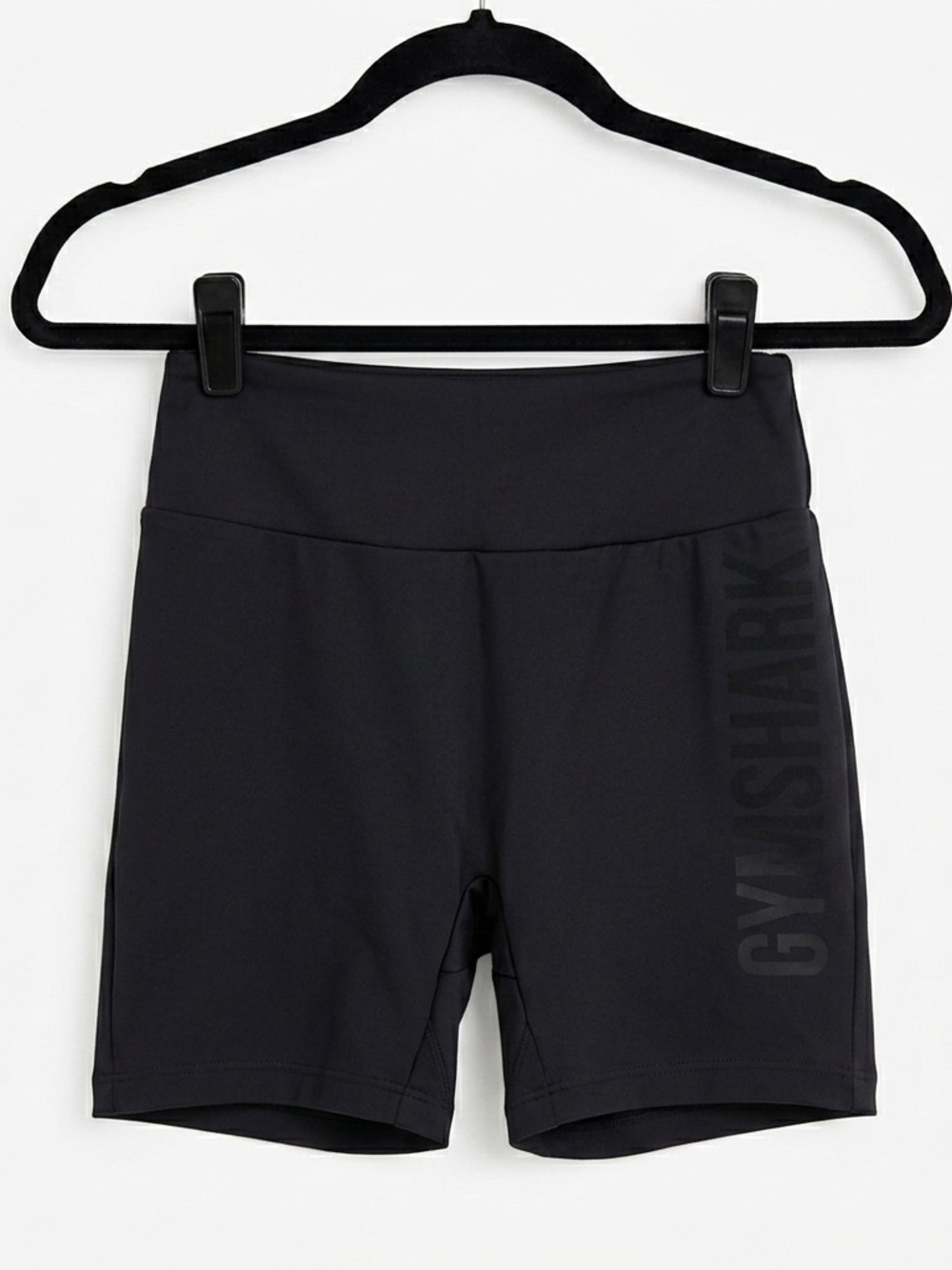 Gymshark Black High-Rise Scrunch Butt Bike Shorts Small - Picture 2 of 7